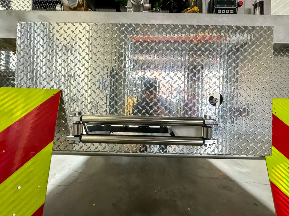 Rear module view with chevron panel pieces, photo 165 of 303.